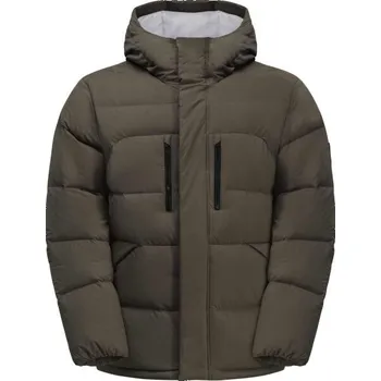 Pánská péřová bunda Jack Wolfskin ROEMERTOR M Khaki