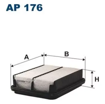 Vzduchový filtr FILTRON Vzduchový filtr AP 176