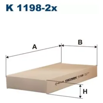 Kabinový filtr FILTRON Kabinový filtr K 1198-2x