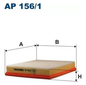 Vzduchový filtr FILTRON Vzduchový filtr AP 156/1