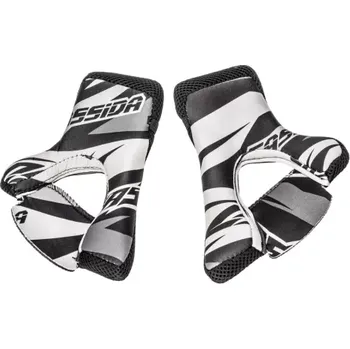 Helma na motorku Výstelka interiéru pro přilby CROSS PRO II, CASSIDA (černá/bílá/šedá, vel. XL)