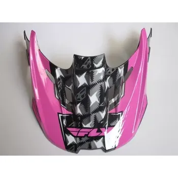 Moto dres štít na FLY Kinetic Flash - FLY RACING - USA (růžová/šedá/bílá)