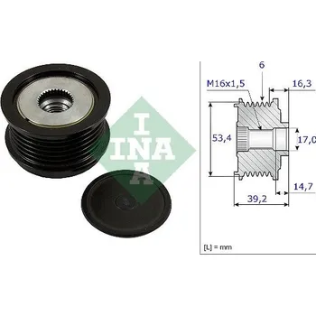Předstihová spojka Schaeffler INA 535 0236 10