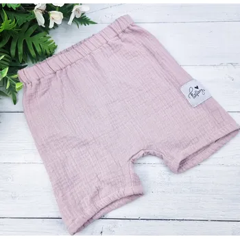 Dívčí kraťasy Kulišárny Basic mušelínové kraťasy POWDER VELIKOST: 122