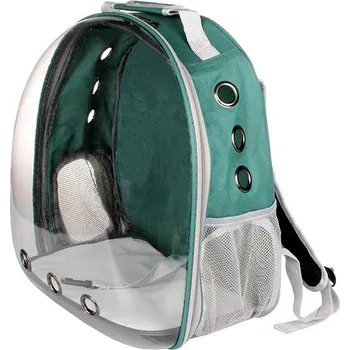 Psí batoh Merco Petbag Transparent zelená