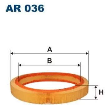 Filtr do auta FILTRON Vzduchový filtr AR 036