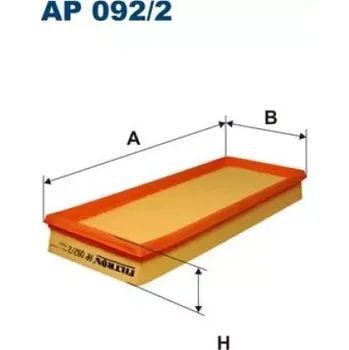 Vzduchový filtr FILTRON Vzduchový filtr AP 092/2