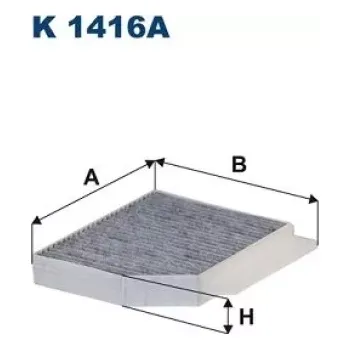 Kabinový filtr FILTRON Kabinový filtr K 1416A