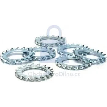 Matice Podložka vějířová, DIN 6798A, pozinkovaná 2,7 - hobby balení, balení 1 ks