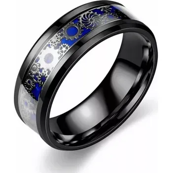 Prsten Ocelový prsten kolo času