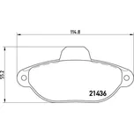 BREMBO Sada brzdových doštiček P23 096