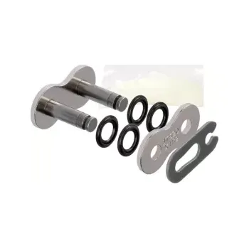 Řetězová sada pro motocykl spojka řetězu 520X1R2, JT CHAINS (barva stříbrná, rozpojovací, typ SPRING)