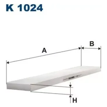 Kabinový filtr FILTRON Kabinový filtr K 1024
