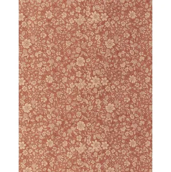 Balící papír MAILEG Dárkový papír - Blossom rose - 10 m