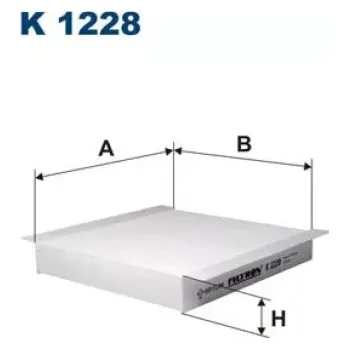 Kabinový filtr FILTRON Kabinový filtr K 1228