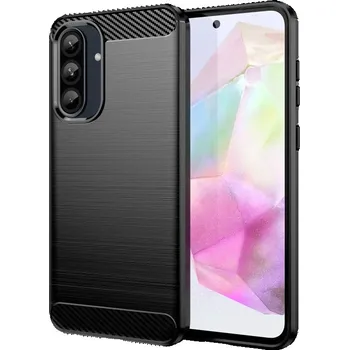 Pouzdro na mobilní telefon Pouzdro BACK WG Carbon pro Samsung Galaxy A36 5G/ Galaxy A56 5G Black