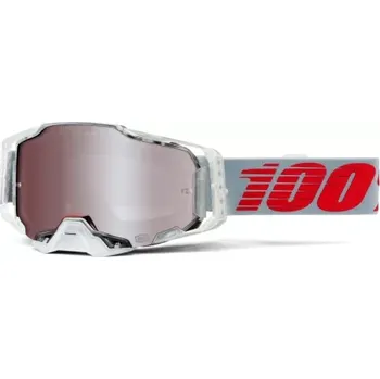 Příslušenství k helmě na motorku S100 ARMEGA 100% brýle X-Ray, HiPER stříbrné plexi