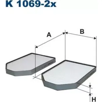 Kabinový filtr FILTRON Kabinový filtr K 1069-2x