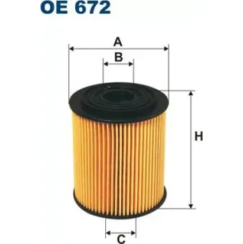 Auto-moto FILTRON Olejový filtr OE 672