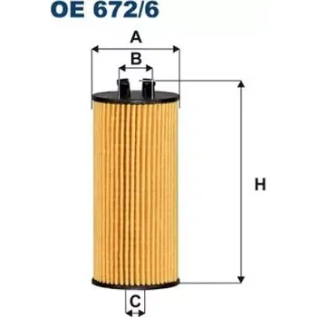 Olejový filtr FILTRON Olejový filtr OE 672/6