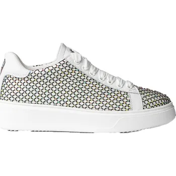 Cyklistické kalhoty Dámské boty Nis 2429382U/7 Sneaker Pelle/Mesh White/Black