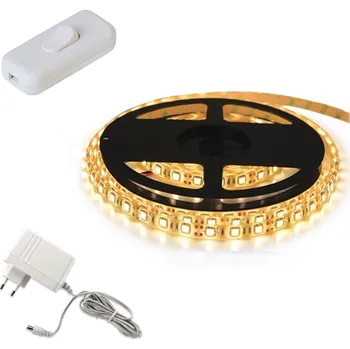 LED páska Světlo pod kuchyňskou linku s vypínačem 1 metr 800lm/m teplá bílá IP20 bez silikonu