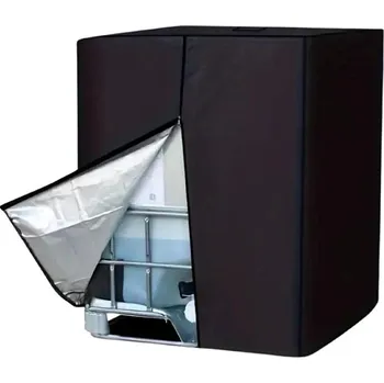 Krycí plachta Merco Tank Cover Zipper na IBC nádrž 1000 l černá 120 x 100 x 116 cm