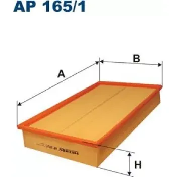 Vzduchový filtr FILTRON Vzduchový filtr AP 165/1