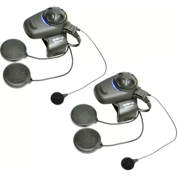 Interkom na motorku Bluetooth handsfree headset SMH5-FM (dosah 0,7 km), SENA (sada 2 jednotek)