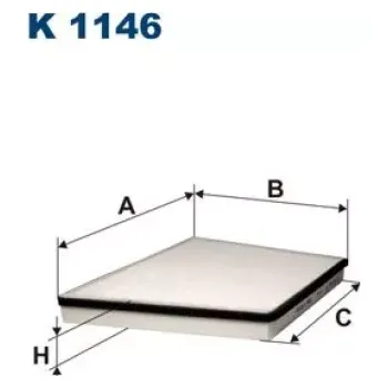 Kabinový filtr FILTRON Kabinový filtr K 1146