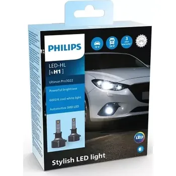 Povinná bezpečnostní výbava Philips ULTINION PRO 3022 LED H1 6000k