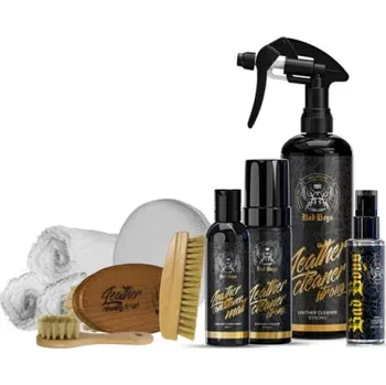 BADBOYS LEATHER CARE SET PREMIUM STRONG - SADA NA PÉČE O KOŽENÁ SEDADLA