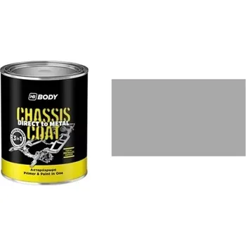 barva na kov HB BODY 410 Chassis coat alkydová barva RAL 7040 3v1 šedá 0,75l