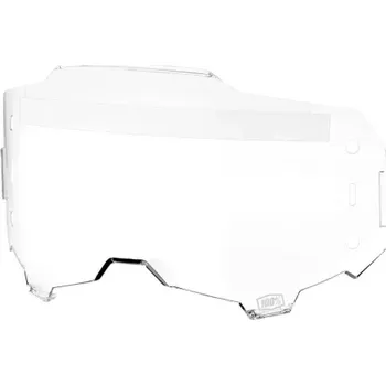 Příslušenství k helmě na motorku S100 plexi ARMEGA FORECAST, 100% (čiré, Anti-fog)