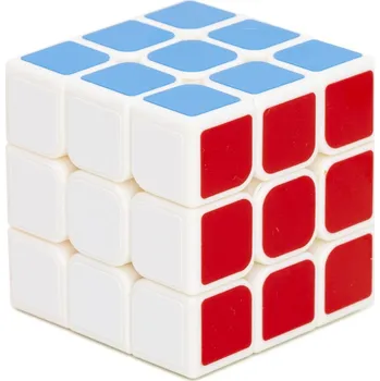 Hlavolam Kostka 3x3x3 YJ GuanLong Bílá s nálepkami