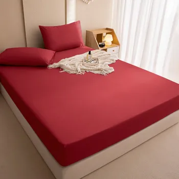 Prostěradlo Jednobarevné voděodolné prostěradlo v různých velikostech Rozměry: 120x200 cm, Barva: Červená