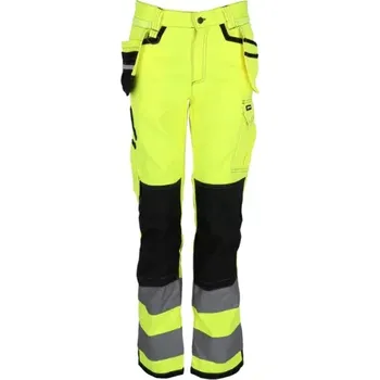 montérky Leber&Hollman WESPE HV kalhoty do pasu žluté