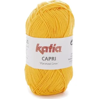 Příze Katia Capri 82057 Yellow Pletací příze