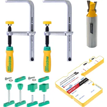 Truhlářská svěrka Sada rybinových svěrek MICROJIG MATCHFIT PRO s 1,27 cm frézou a příslušenstvím