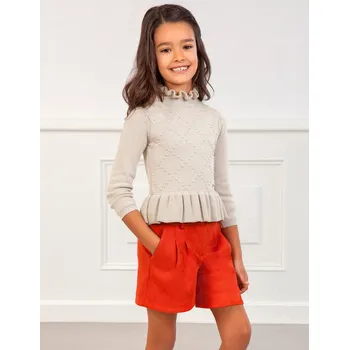 Dívčí šaty Abel and Lula Přízový svetr abel a lula 5817-84 zlatá Rozměr: 116