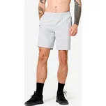 DOMYOS Pánské fitness kraťasy s kapsami na zip prodyšné XL ŠEDÁ