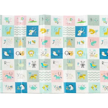 Hrací deka Skládací oboustranná pěnová podložka 179 x 198 cm