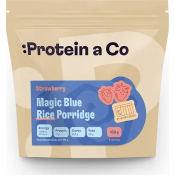 Fitness strava ProteinaCo Proteinová rýžová kaše - Magic blue by @Tabulkarka 450 g Vyber si z těchto lahodných příchutí: Jahoda