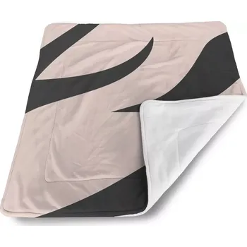 deka Sablio Dětská deka pro miminko Růžový vzor zebry - 80x100 cm