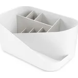 Bílý plastový koupelnový organizér na kosmetiku Glam – Umbra ID_1644538