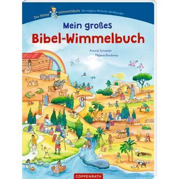 První čtění Mein großes Bibel-Wimmelbuch - Schneider, Antonie [DE] (2025, Formát desky, Coppenrath)