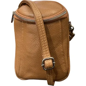 Vera Pelle kožená crossbody taška koňaková 7729