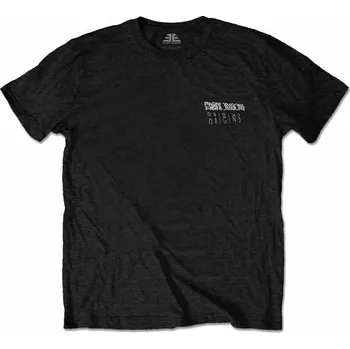 Imagine Dragons Original Circle Glitch (Back Print) Black L Tričko