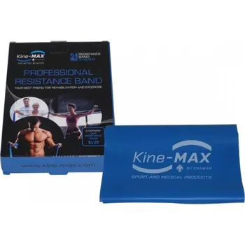 KineMAX Kine-MAX Professional Resistance Band - Posilovací guma - Level 4 - modrá (extra těžká)