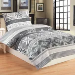 JAHU Povlečení mikroplyš - Vločky 140x200, 70x90cm